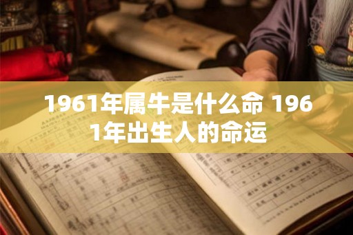 1961年属牛是什么命 1961年出生人的命运