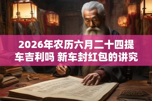 2026年农历六月二十四提车吉利吗 新车封红包的讲究
