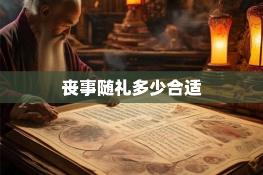 丧事随礼多少合适