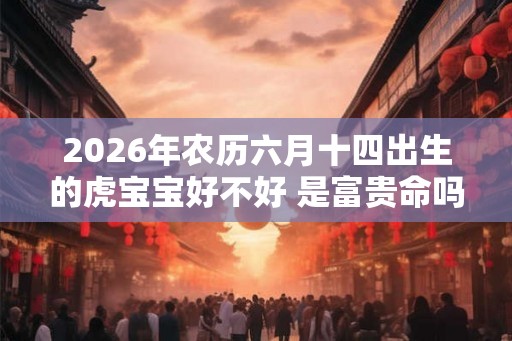 2026年农历六月十四出生的虎宝宝好不好 是富贵命吗