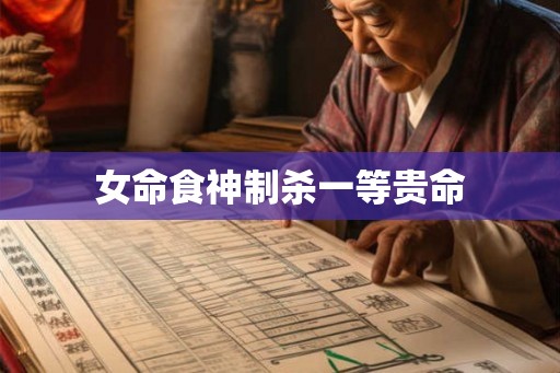 女命食神制杀一等贵命