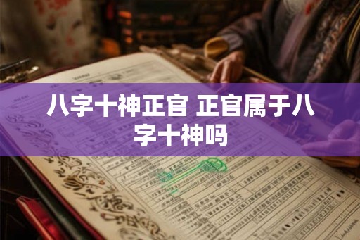 八字十神正官 正官属于八字十神吗