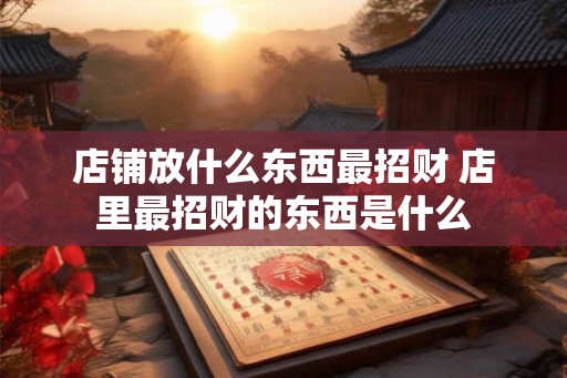 店铺放什么东西最招财 店里最招财的东西是什么