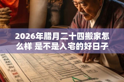 2026年腊月二十四搬家怎么样 是不是入宅的好日子
