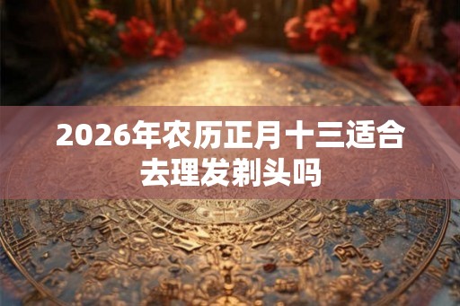2026年农历正月十三适合去理发剃头吗 2026年农历正月十三适合去理发剃头吗