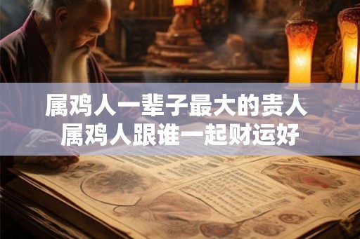 属鸡人一辈子最大的贵人 属鸡人跟谁一起财运好