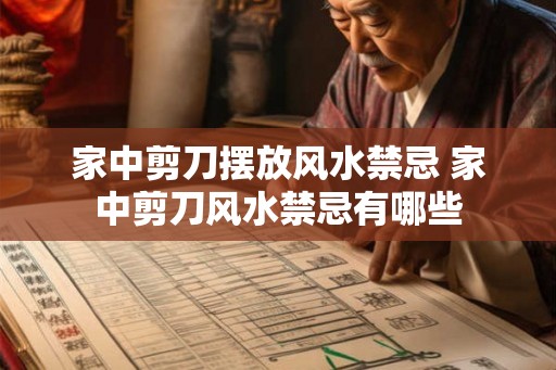 家中剪刀摆放风水禁忌 家中剪刀风水禁忌有哪些
