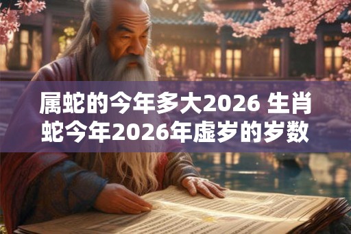 属蛇的今年多大2026 生肖蛇今年2026年虚岁的岁数