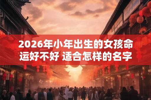 2026年小年出生的女孩命运好不好 适合怎样的名字