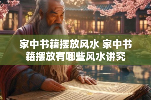 家中书籍摆放风水 家中书籍摆放有哪些风水讲究