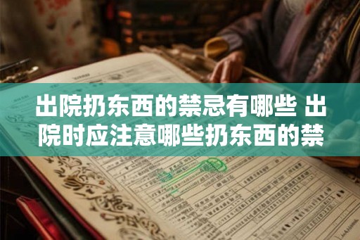 出院扔东西的禁忌有哪些 出院时应注意哪些扔东西的禁忌