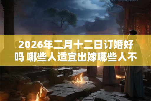 2026年二月十二日订婚好吗 哪些人适宜出嫁哪些人不适宜