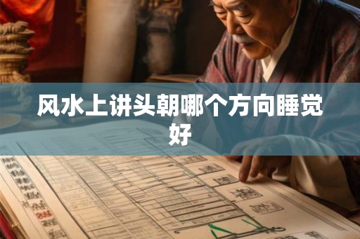 风水上讲头朝哪个方向睡觉好