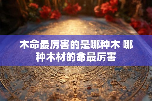 木命最厉害的是哪种木 哪种木材的命最厉害