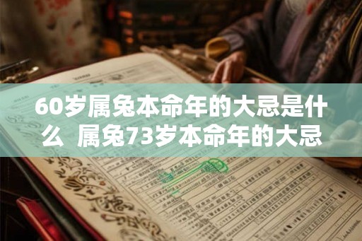 60岁属兔本命年的大忌是什么  属兔73岁本命年的大忌