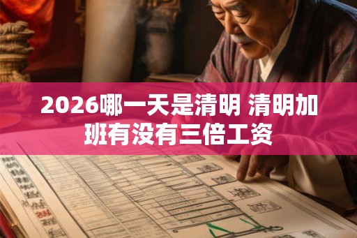 2026哪一天是清明 清明加班有没有三倍工资