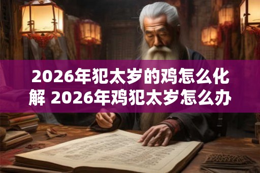 2026年犯太岁的鸡怎么化解 2026年鸡犯太岁怎么办