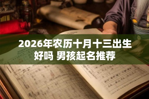 2026年农历十月十三出生好吗 男孩起名推荐