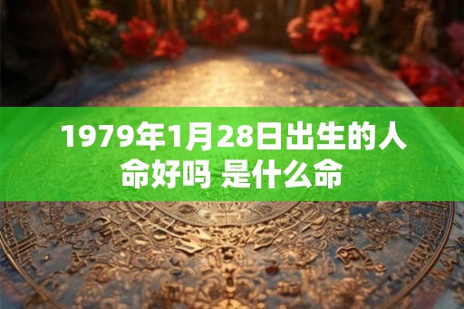 1979年1月28日出生的人命好吗 是什么命
