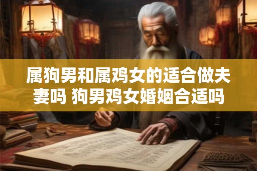 属狗男和属鸡女的适合做夫妻吗 狗男鸡女婚姻合适吗