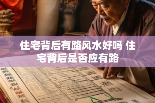 住宅背后有路风水好吗 住宅背后是否应有路