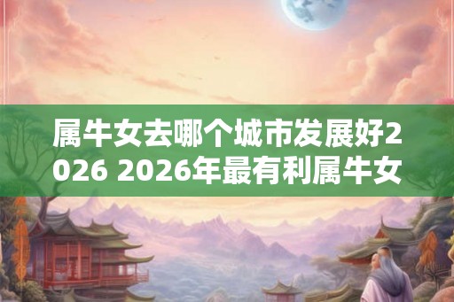 属牛女去哪个城市发展好2026 2026年最有利属牛女的方向
