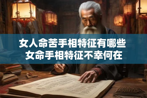 女人命苦手相特征有哪些 女命手相特征不幸何在 女人命苦手相特征有哪些 女命手相特征不幸何在