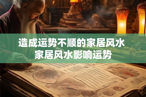 造成运势不顺的家居风水 家居风水影响运势 造成运势不顺的家居风水 家居风水影响运势