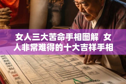 女人三大苦命手相图解 女人非常难得的十大吉祥手相 女人三大苦命手相图解 女人非常难得的十大吉祥手相