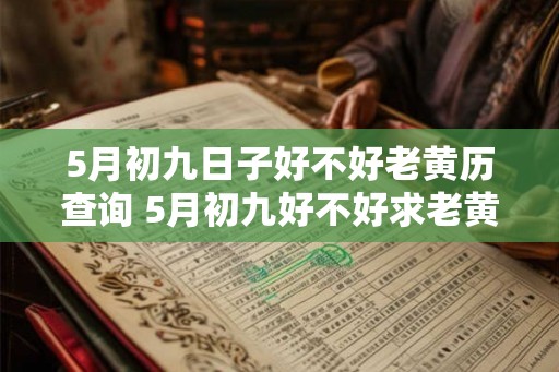5月初九日子好不好老黄历查询 5月初九好不好求老黄历
