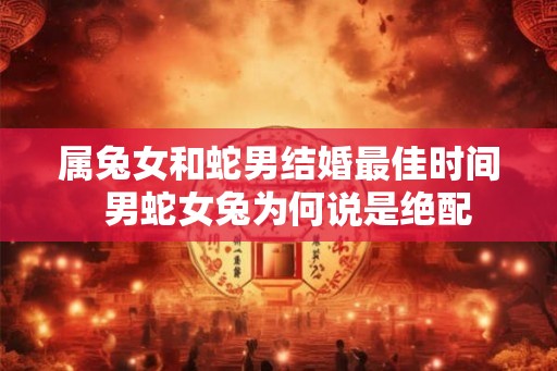 属兔女和蛇男结婚最佳时间  男蛇女兔为何说是绝配