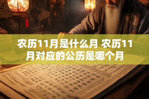 农历11月是什么月 农历11月对应的公历是哪个月