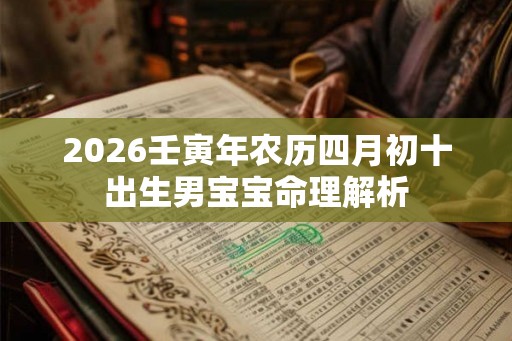 2026壬寅年农历四月初十出生男宝宝命理解析 2026壬寅年农历四月初十出生男宝宝命理解析