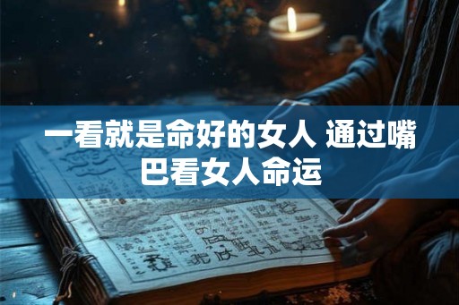 一看就是命好的女人 通过嘴巴看女人命运