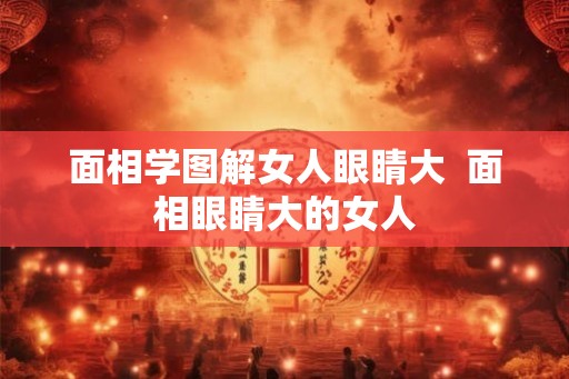 面相学图解女人眼睛大  面相眼睛大的女人