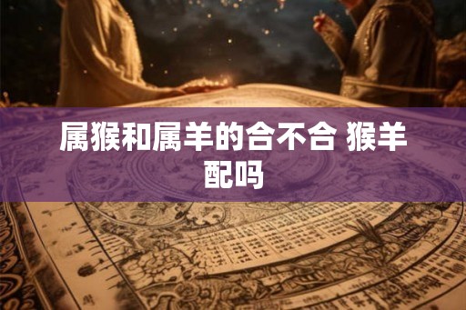 属猴和属羊的合不合 猴羊配吗