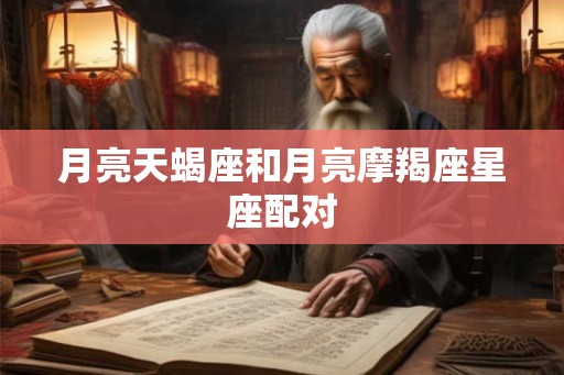 月亮天蝎座和月亮摩羯座星座配对 月亮天蝎座和月亮摩羯座星座配对