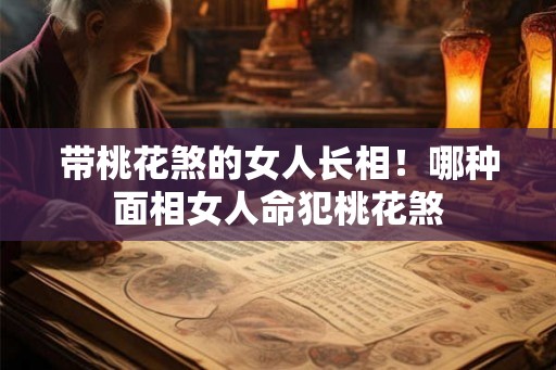 带桃花煞的女人长相！哪种面相女人命犯桃花煞