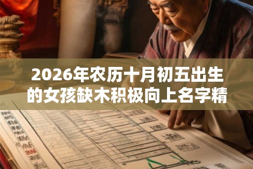 2026年农历十月初五出生的女孩缺木积极向上名字精选! 2026年农历十月初五出生的女孩缺木积极向上名字精选!