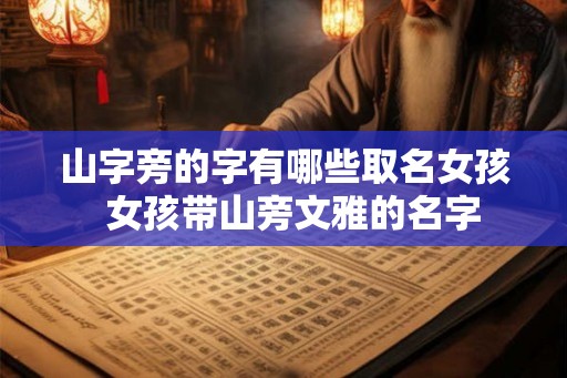 山字旁的字有哪些取名女孩  女孩带山旁文雅的名字