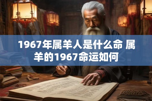 1967年属羊人是什么命 属羊的1967命运如何