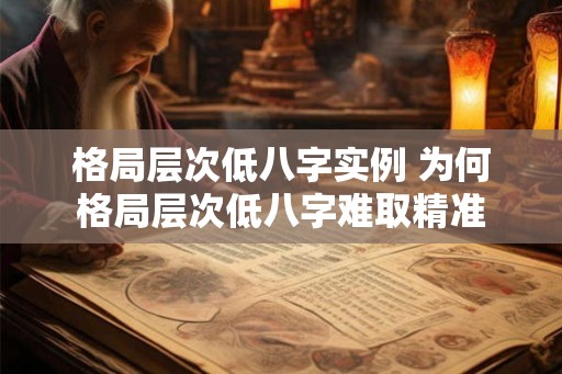 格局层次低八字实例 为何格局层次低八字难取精准