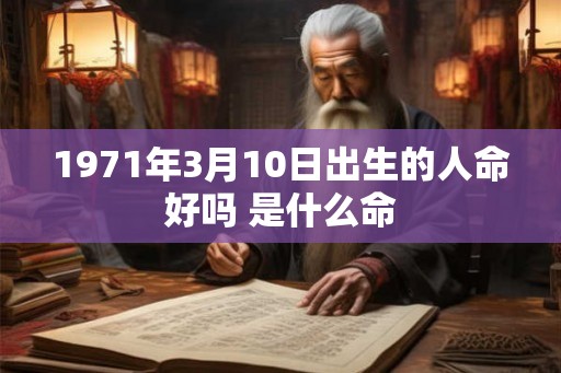 1971年3月10日出生的人命好吗 是什么命 1971年3月10日出生的人命好吗 是什么命