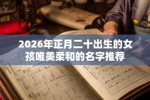 2026年正月二十出生的女孩唯美柔和的名字推荐