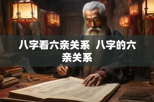 八字看六亲关系 八字的六亲关系 八字看六亲关系 八字的六亲关系