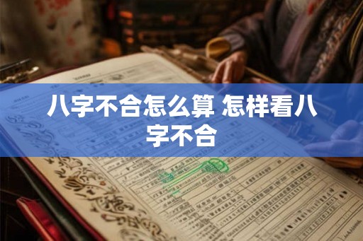 八字不合怎么算 怎样看八字不合 八字不合怎么算 怎样看八字不合