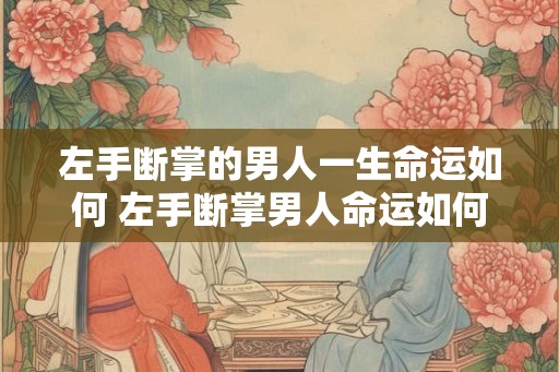 左手断掌的男人一生命运如何 左手断掌男人命运如何