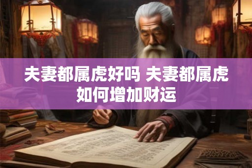 夫妻都属虎好吗 夫妻都属虎如何增加财运 夫妻都属虎好吗 夫妻都属虎如何增加财运