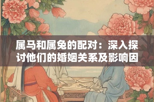 属马和属兔的配对:深入探讨他们的婚姻关系及影响因素 属马和属兔的配对:深入探讨他们的婚姻关系及影响因素