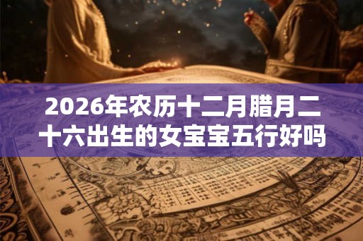 2026年农历十二月腊月二十六出生的女宝宝五行好吗 取什么名字最好 2026年农历十二月腊月二十六出生的女宝宝五行好吗 取什么名字最好